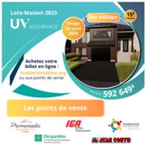 Deux (2) chances de gagner item