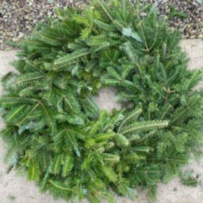 46-48" Undecorated Wreath item