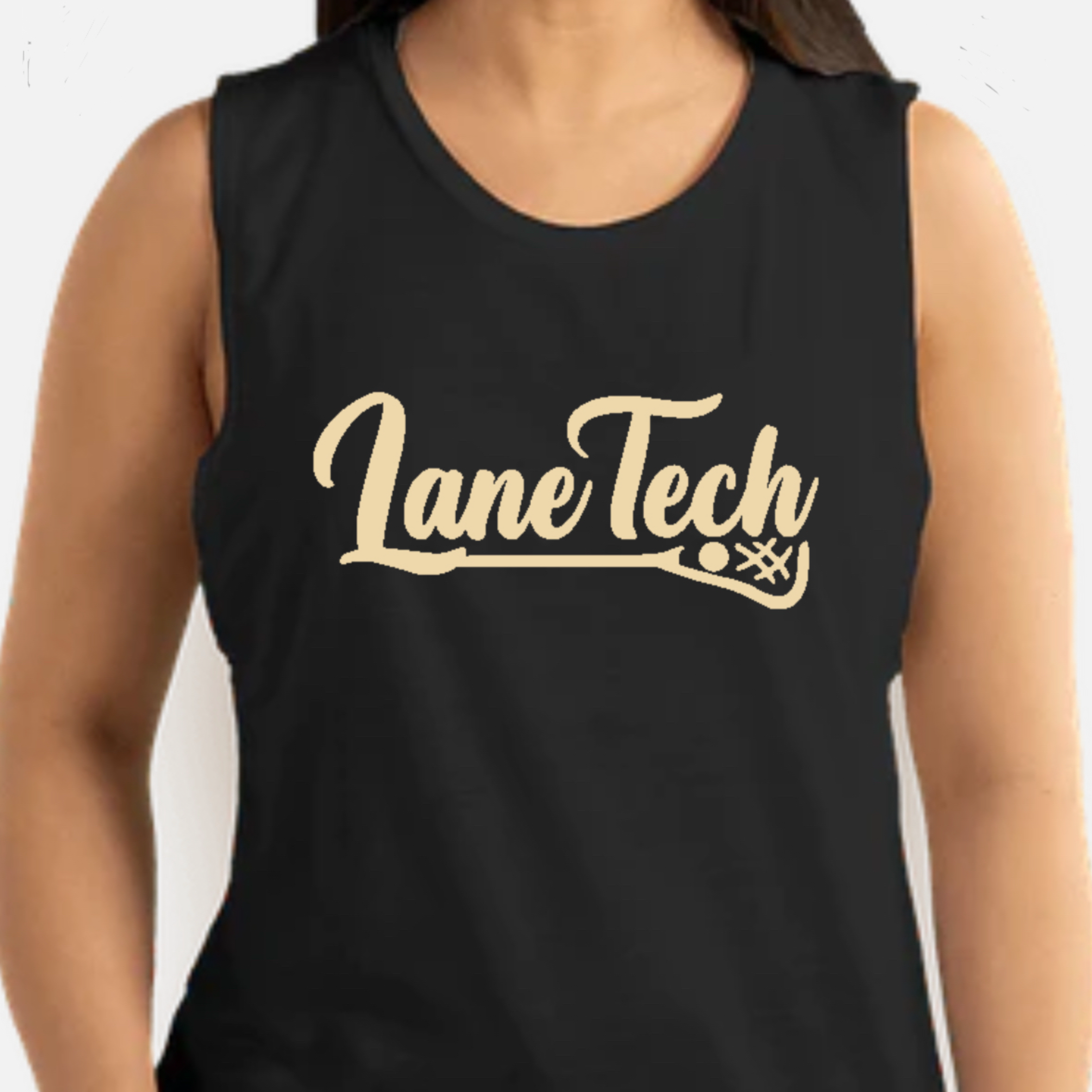 Womens Black and Gold Tank item