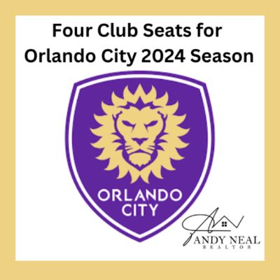 4 club seats for Orlando City 2024 season item