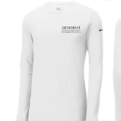 Chandail long unisexe blanc item