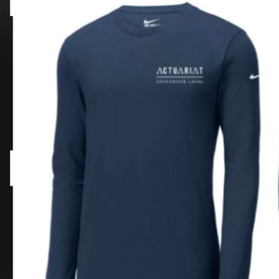 Chandail long unisexe bleu item