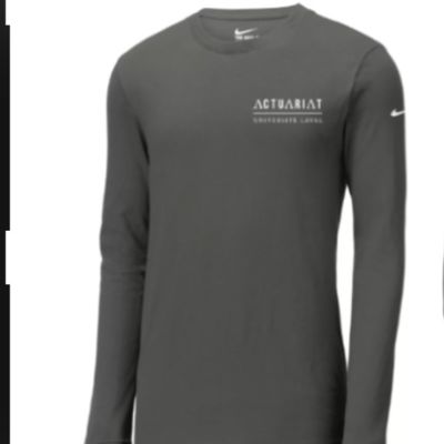 Chandail long unisexe gris item