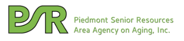Piedmont Senior Resources Area Agency on Aging, Inc.