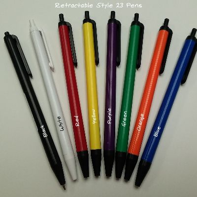 100 Economy Retractable Pens item