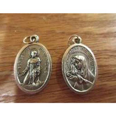 Médaille saint-pérégrin madone item