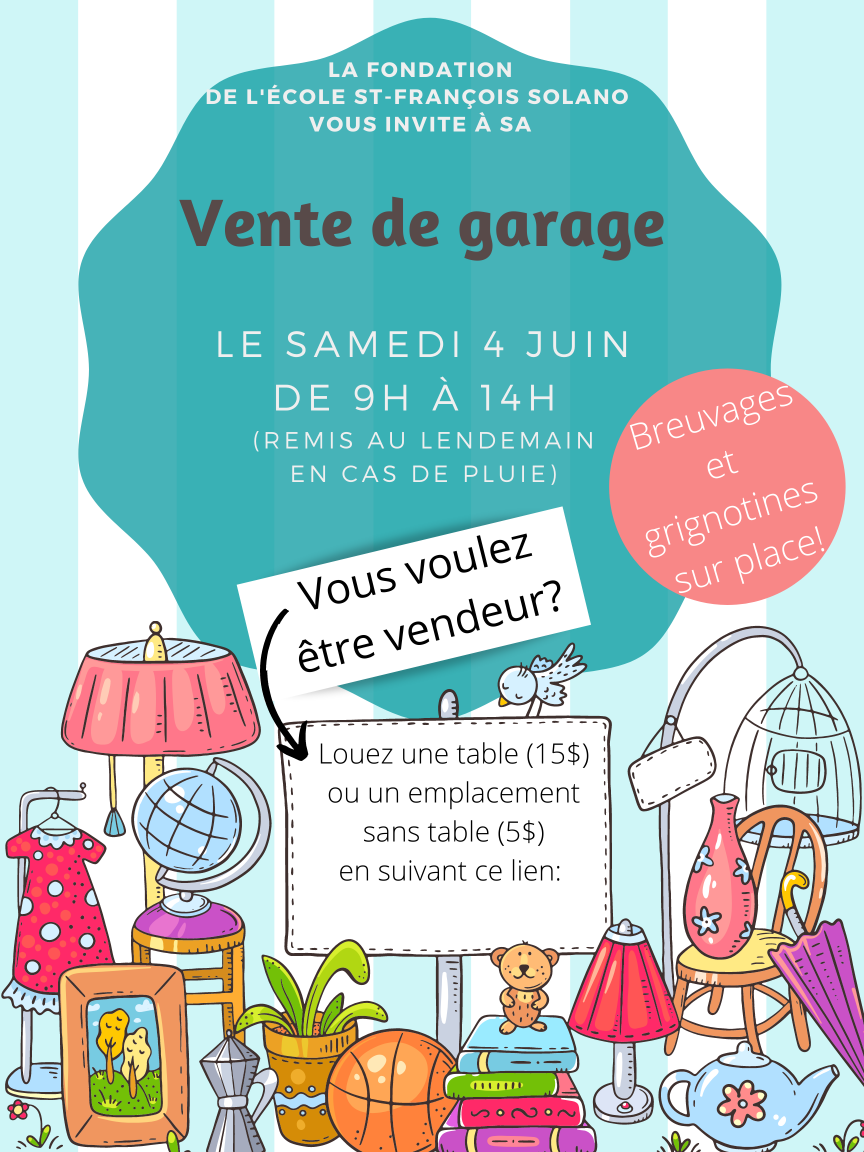 Vente de garage