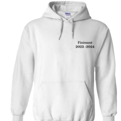 Hoodie blanc item