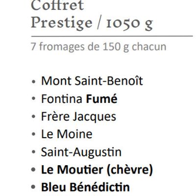Coffret Prestige / 1050 g item