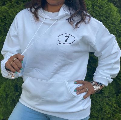 Hooded Sweatshirt (White) item