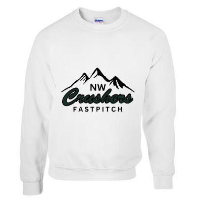 White Gildan Heavy Blend Fleece Crew (AXS-A5XL) item