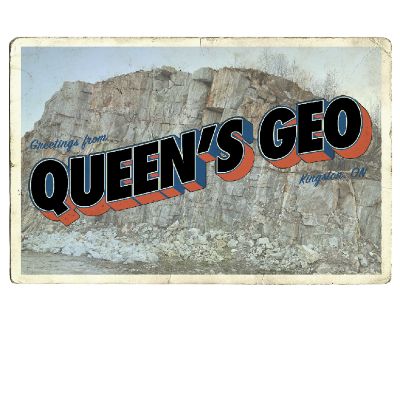 Postcard sticker item