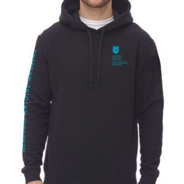 Chandail à capuchon noir item