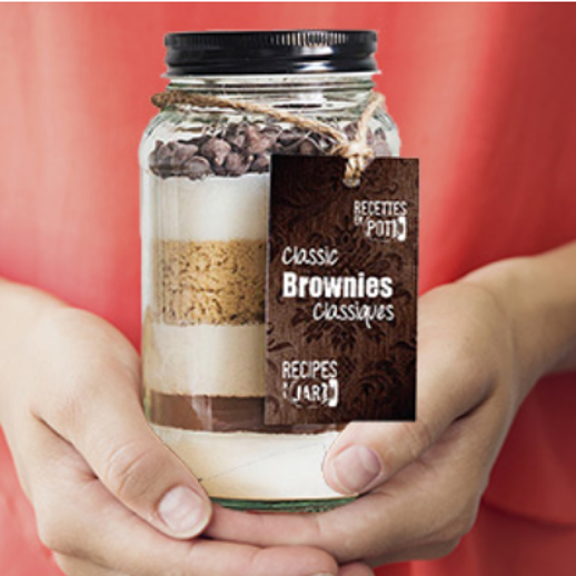 Recette en pot : Brownies classiques item