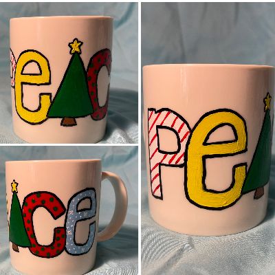 Xmas Peace mug item