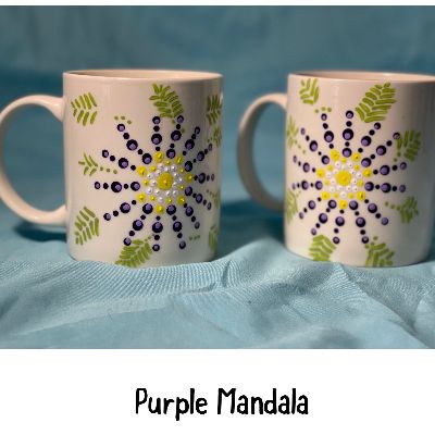 Purple Mandala mug item