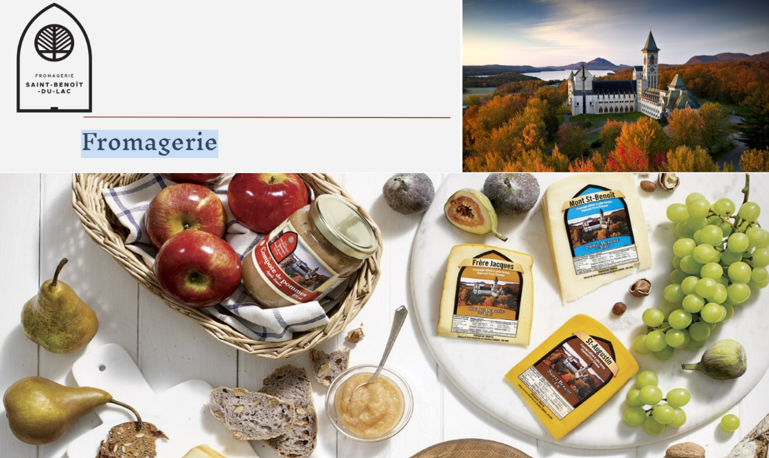 Vente de Fromage St Benoît du Lac