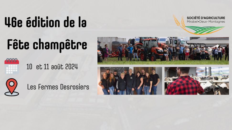 46e édition de la Fête champêtre Mirabel DeuxMontagnes