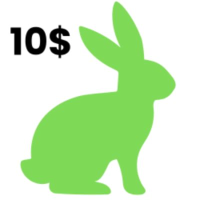 Green bunny item