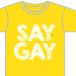 Yellow Say Gay T-Shirt item