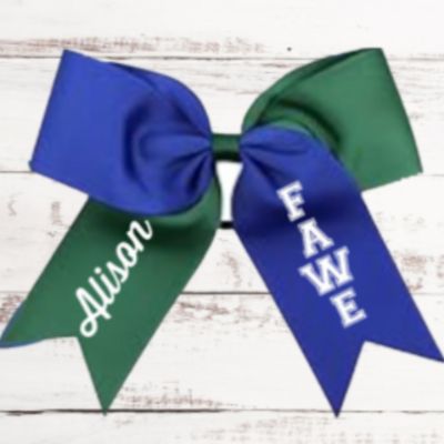 Personalized Hair Bow item