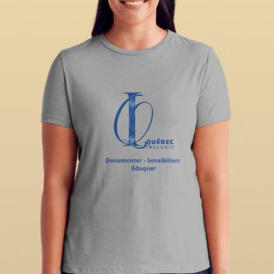 T-Shirt Gris 100% coton précisez votre taille item