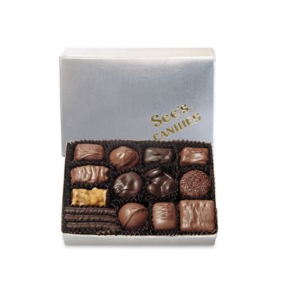Silver  Assorted 8 oz  assorted chocolates item