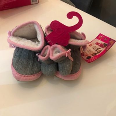 Me &amp; You Grey Slippers item