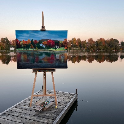 Toile 3 : Sur le lac item
