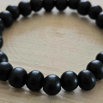 Bracelet noir - 7 pouces item