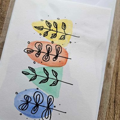 Carte "Bouquet de couleurs" item