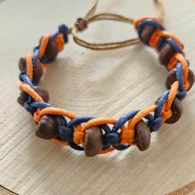 Bracelet tissé 2 couleurs - 5 pouces item