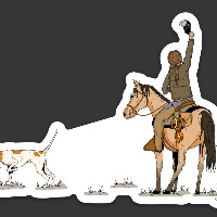 Horseback Point Decal item