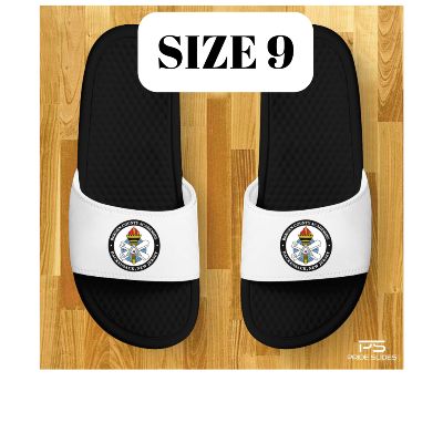 AWAY WHITE SIZE 9 PRIDE SLIDES item