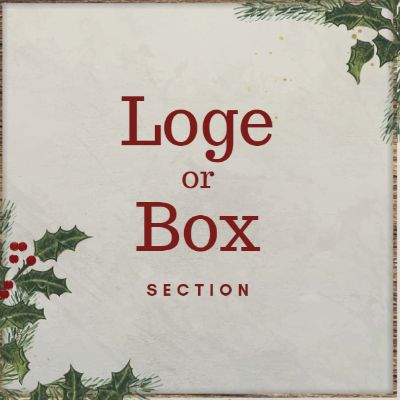 Gift Certificate for 2 Seats in the Loge or Box Section item