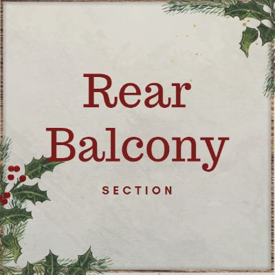 Gift Certificate for 2 Seats in the Rear Balcony Section item