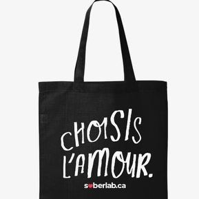 Tote bag Choisis l'amour item