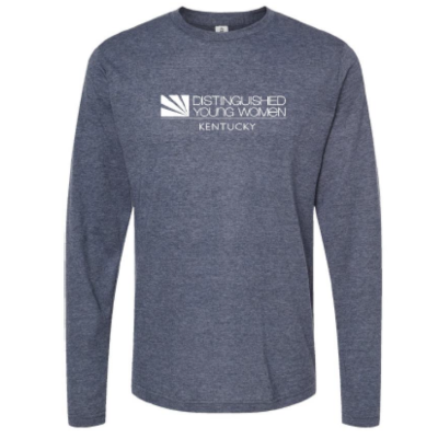 HEATHER NAVY Unisex Poly-Rich Long Sleeve T-Shirt item