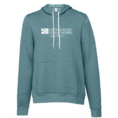 HEATHER DEEP TEAL Sponge Fleece Hoodie item