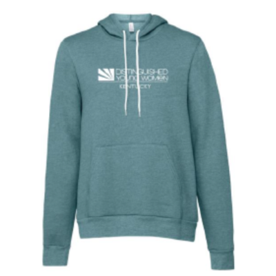 HEATHER DEEP TEAL Sponge Fleece Hoodie item