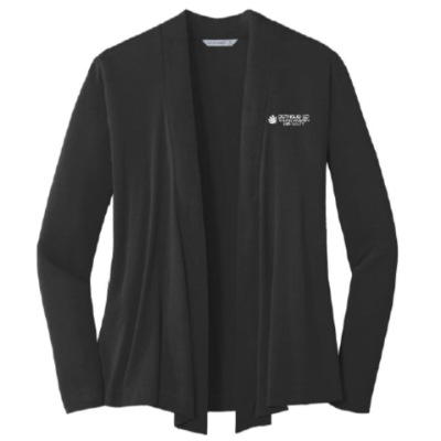 2XL BLACK Ladies Concept Open Cardigan item
