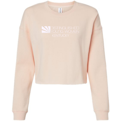 BLUSH Lightweight Crop Crewneck Sweatshirt item
