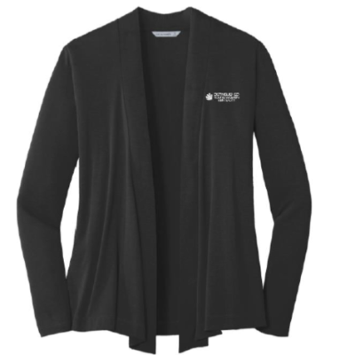 3XL BLACK Ladies Concept Open Cardigan item