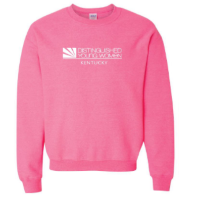 SAFETY PINK Heavy Blend Crewneck Sweatshirt item