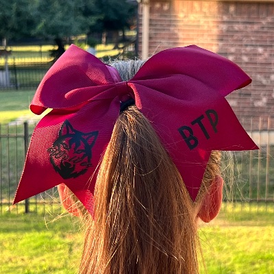 Maroon Hair Bow item