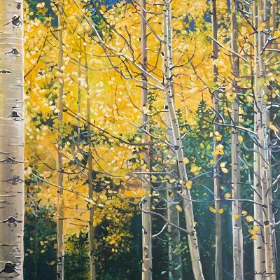 Forest 1 Original acrylic on canvas 5'x4' item