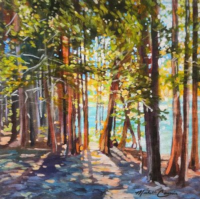 "Forest" Art Print 14"x14" -unframed item