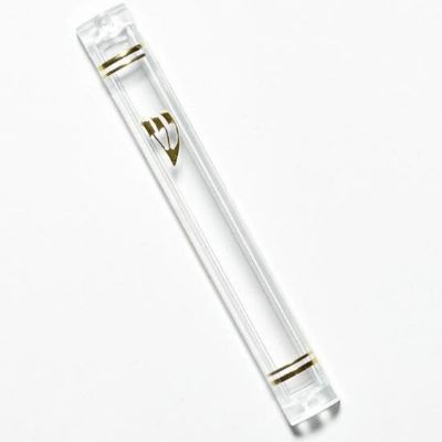 Mezuzah Scroll in Lucite Case item