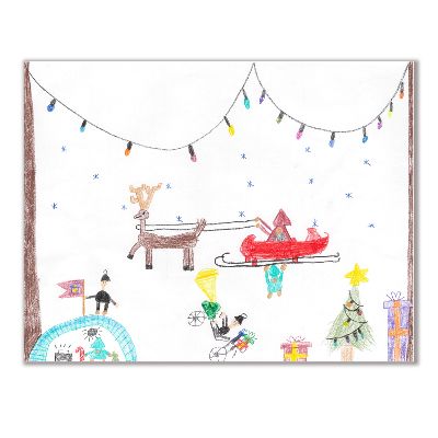 5 cartes de Noël - Modèle 2 item