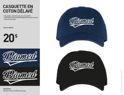Casquette item
